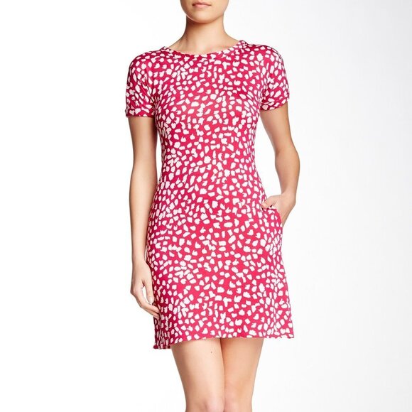 Robe Soie Diane Von Furstenberg - Modèle Beth Imprimé Léopard Rose Dahlia - Taille 4 Neuve